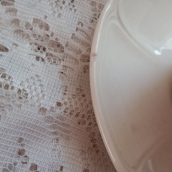 WEDGWOOD 8pc ETRURIA & BARLASTON Queens Shape 4Cups & 4Saucers made in ENGLAND - Picture 6 of 6